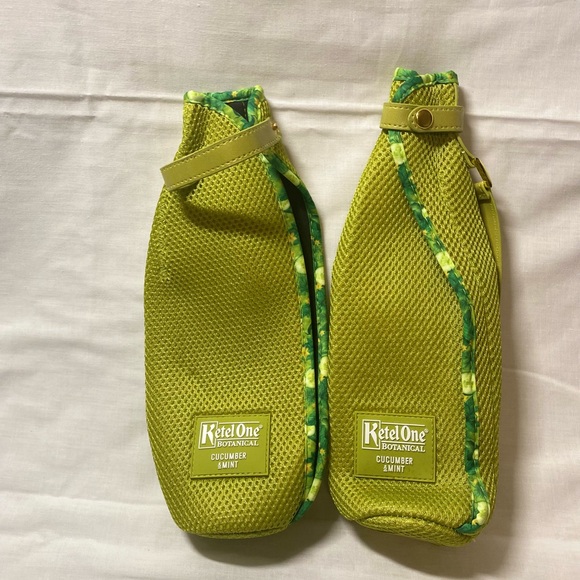 Ketel one liquor bag. Zips up lime green color 2 pack - Picture 1 of 8